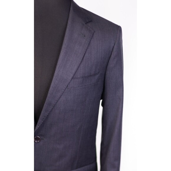 Jos A Bank Signature Platinum Italy Made Micro Check 2 button Wool Jacket 40r - Picture 5 of 13